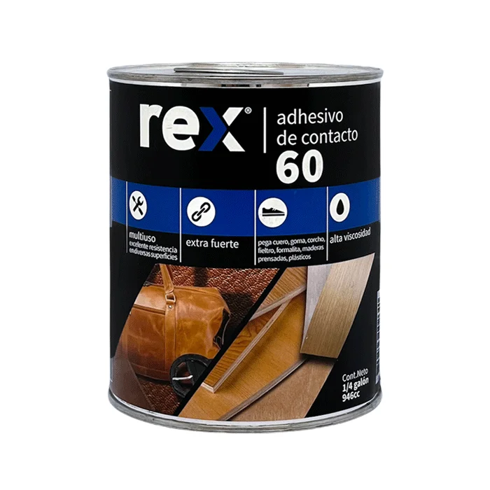 ADHESIVO CONTACTO REX 60 1/4 GL 946CC