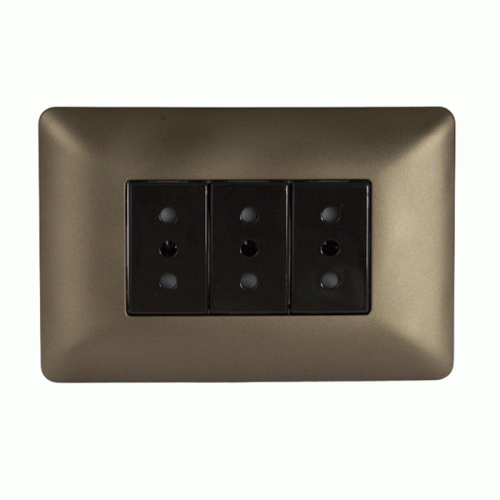 ENCHUFE-TRIPLE-COLOR-BRONCE-TSOY