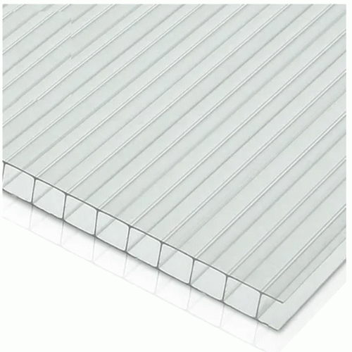 Techumbre: Plancha Policarbonato Onda Zinc Transparente 0,81x2,50x0,5MM