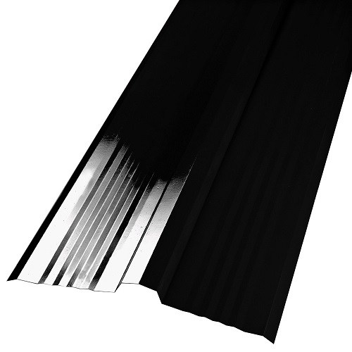 Techumbre: Plancha Policarbonato Onda Zinc Transparente 0,81x2,50x0,5MM