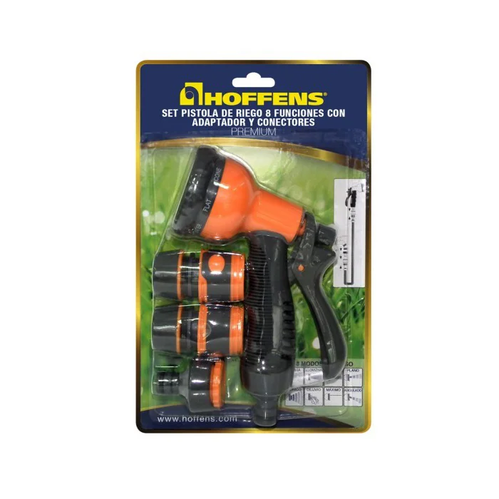 PISTOLA AJUSTABLE 8 POSICIONES CON ACCESORIOS - Image 2