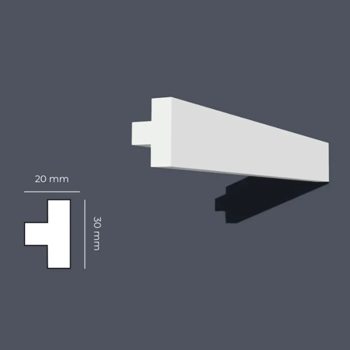 Moldura Isomol ET1030  20X30 2mts CODIGO MOLISOET1030