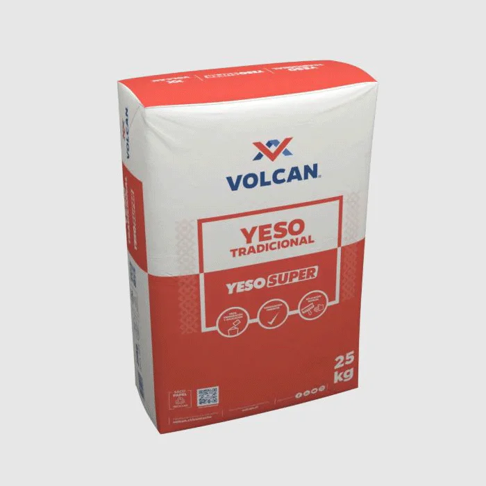 Yeso Super Volcan Saco 25 Kg