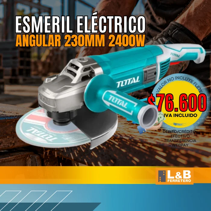 Esmeril Electrico Angular 230mm 2400W