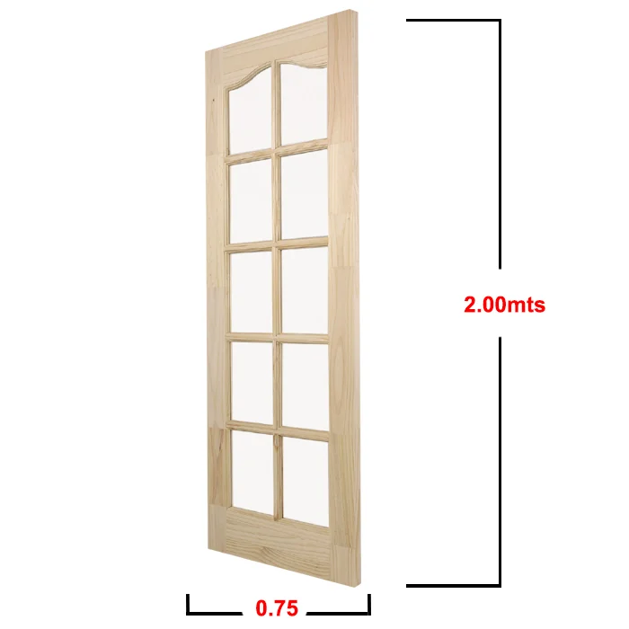 Puerta Solida Pino Radiata MIRADOR 075x2.00 Mts
