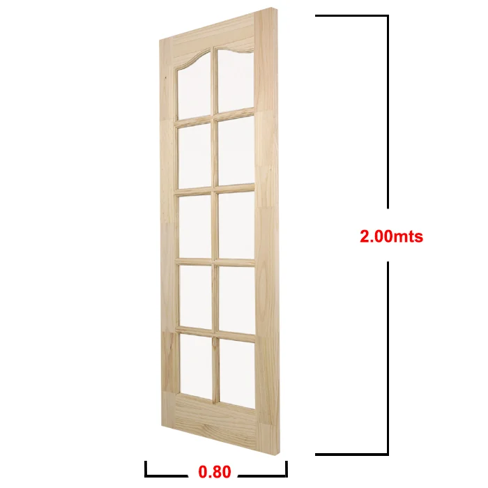 Puerta Solida Pino Radiata MIRADOR 080x2.00 Mts