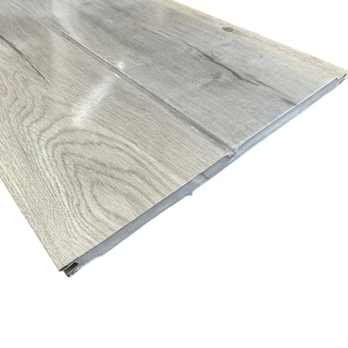 Siding Metal Horizontal Madera Gris Envejecido G1 2.90x0.38