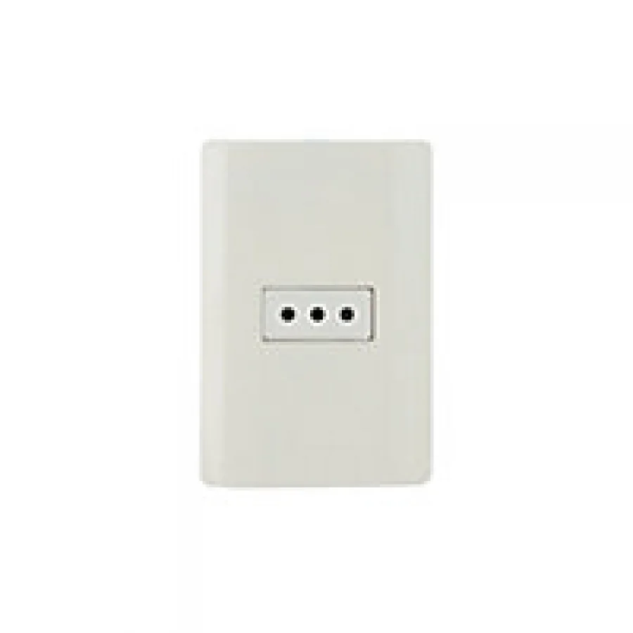 Enchufe Embutido Simple 10A Blanco Nevada