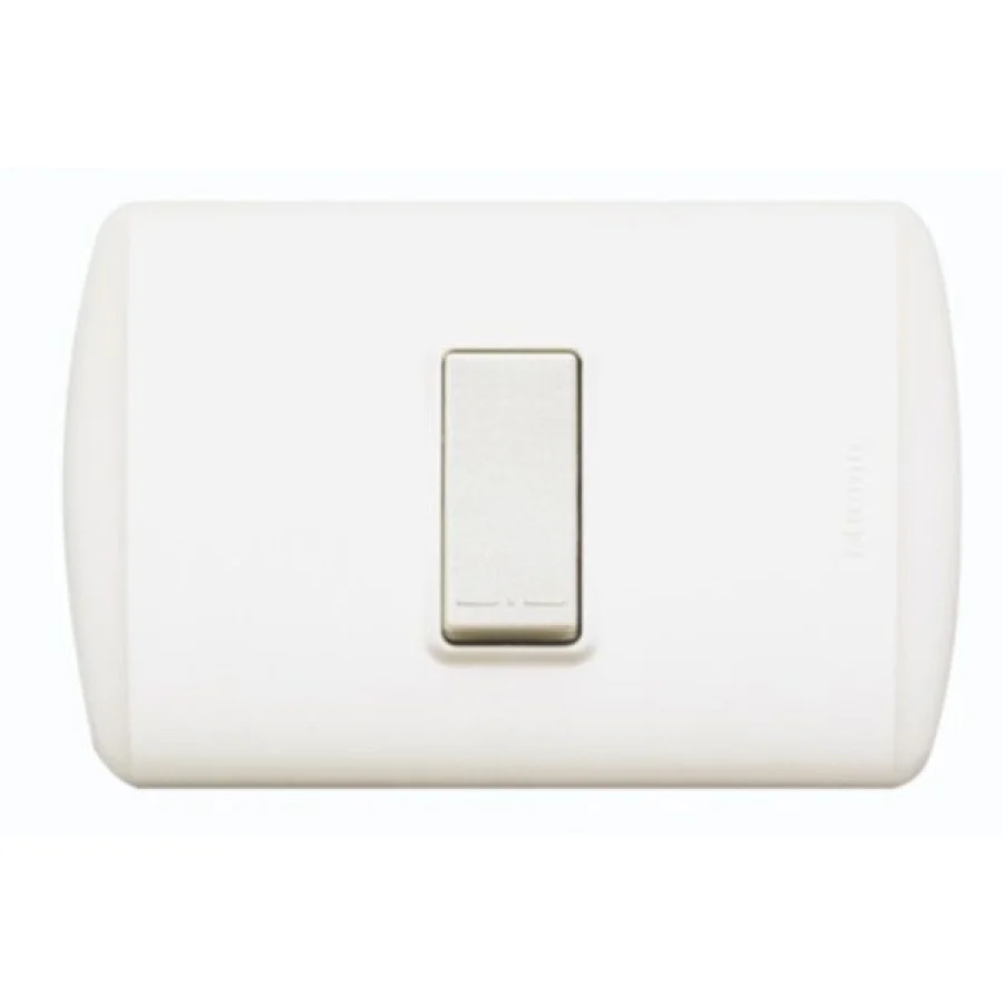 Interruptor Embutido 9/12 Blanco Nevada