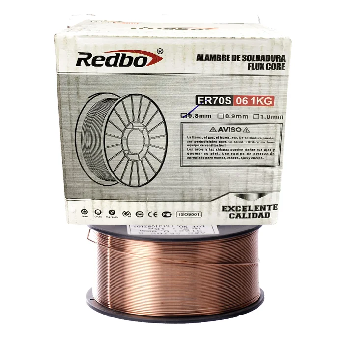 Alambre Soldadura MIG Solido ER70S 0,8MM 1 Kg.