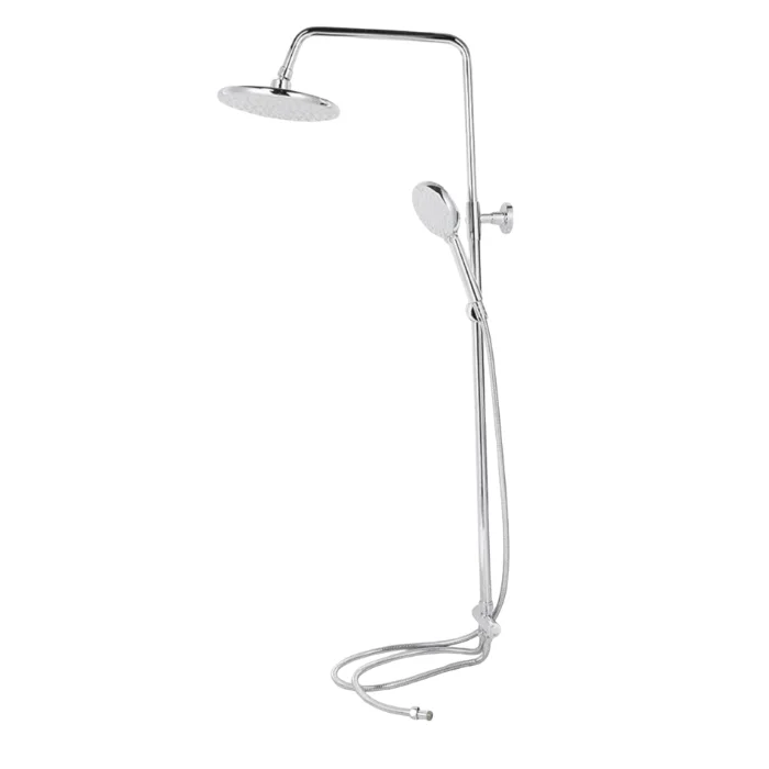 Columna de ducha redonda con Duchador Cromo Doer